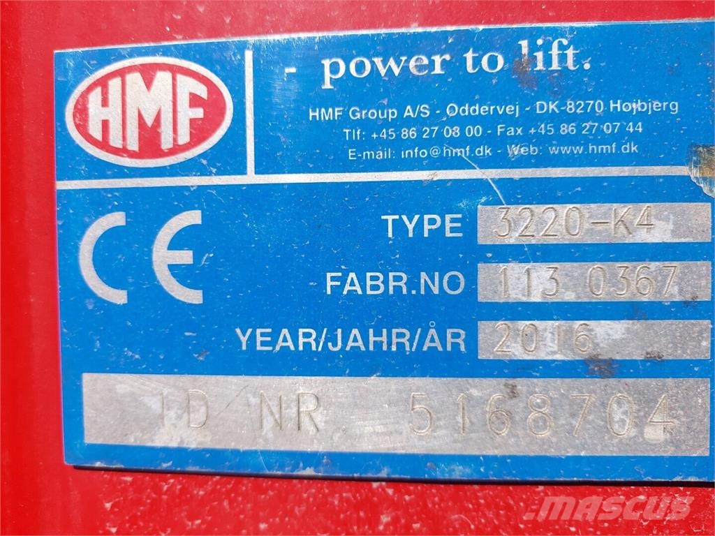 HMF 3220-K4 Nakladacie žeriavy