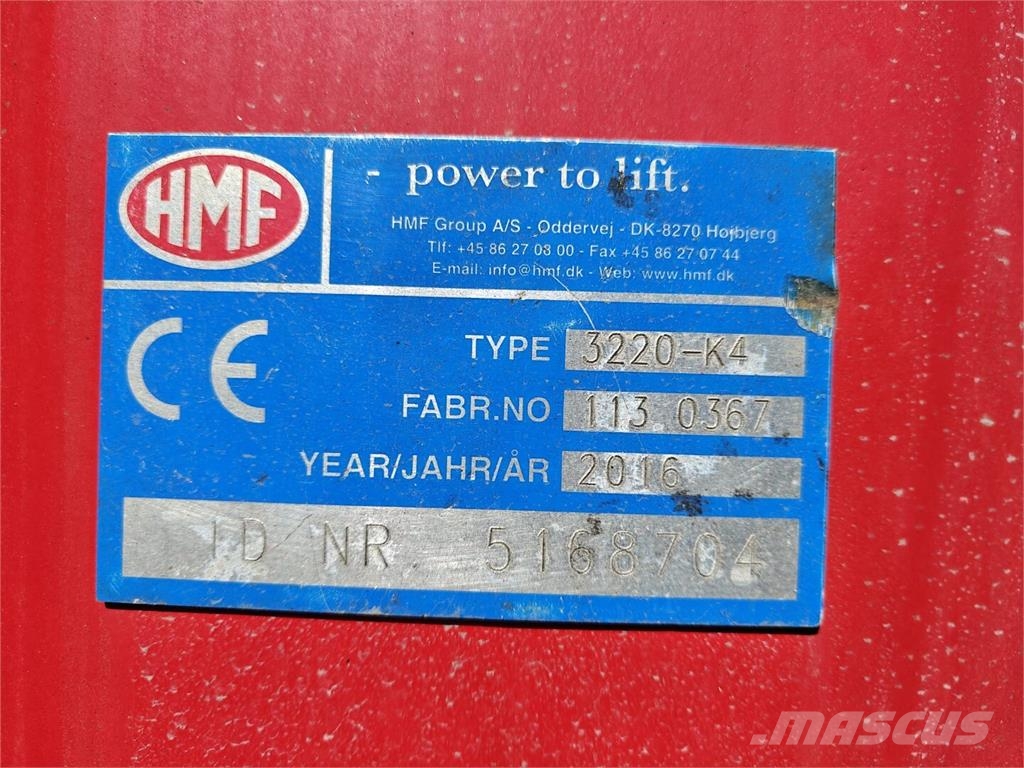 HMF 3220-K4 Nakladacie žeriavy