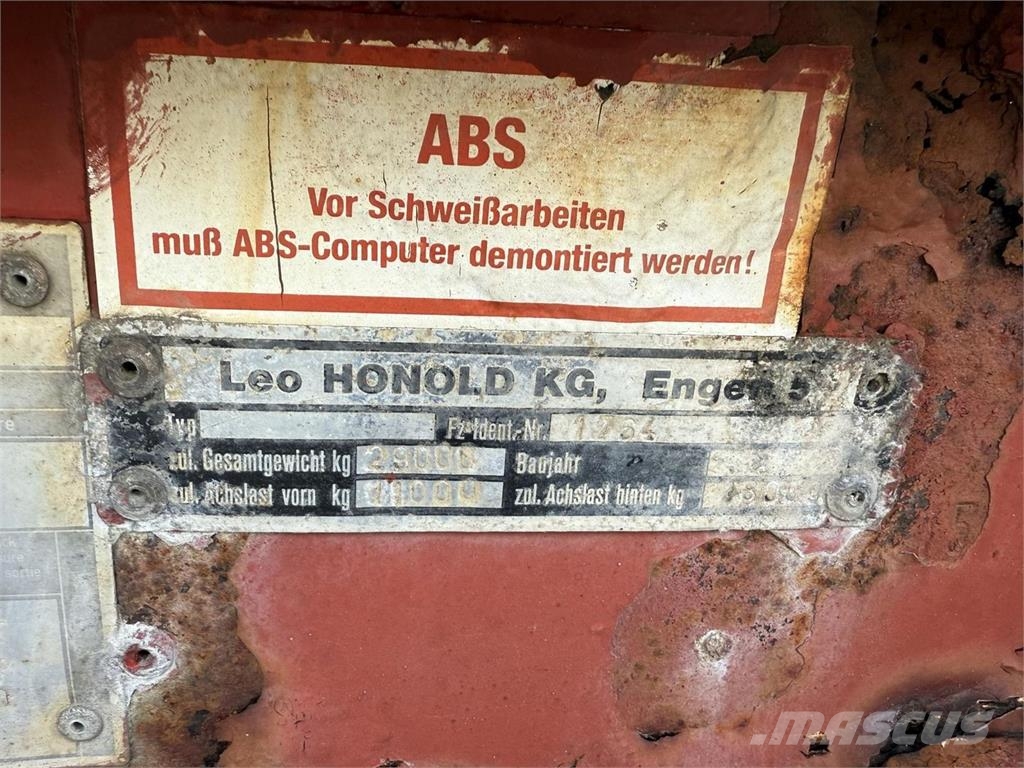 Honold Egen 5 kippikärry Kippladerauflieger