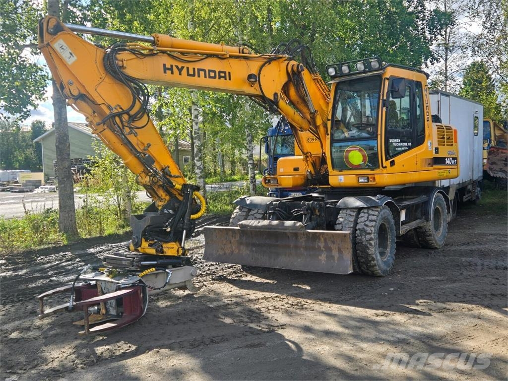 Hyundai 140W-7 Escavadoras de rodas