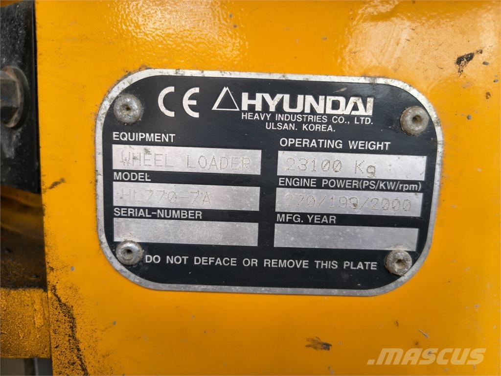 Hyundai HL770-7A Radlader