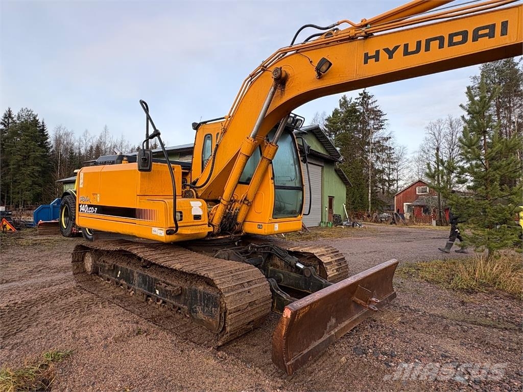 Hyundai Robex 140 LCD-7 Rototilt, Luiskakauha Excavadoras sobre orugas