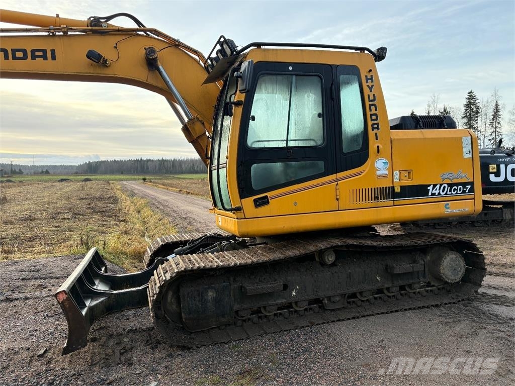 Hyundai Robex 140 LCD-7 Rototilt, Luiskakauha Excavadoras sobre orugas