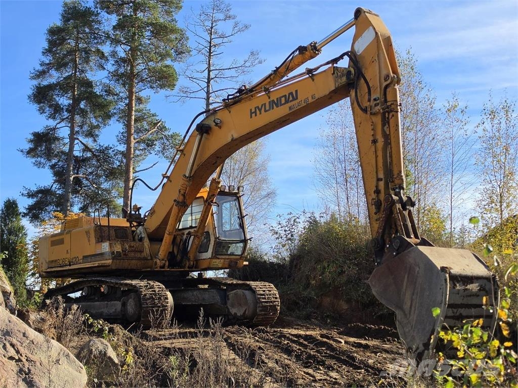 Hyundai Robex 420LC Kāpurķēžu ekskavatori
