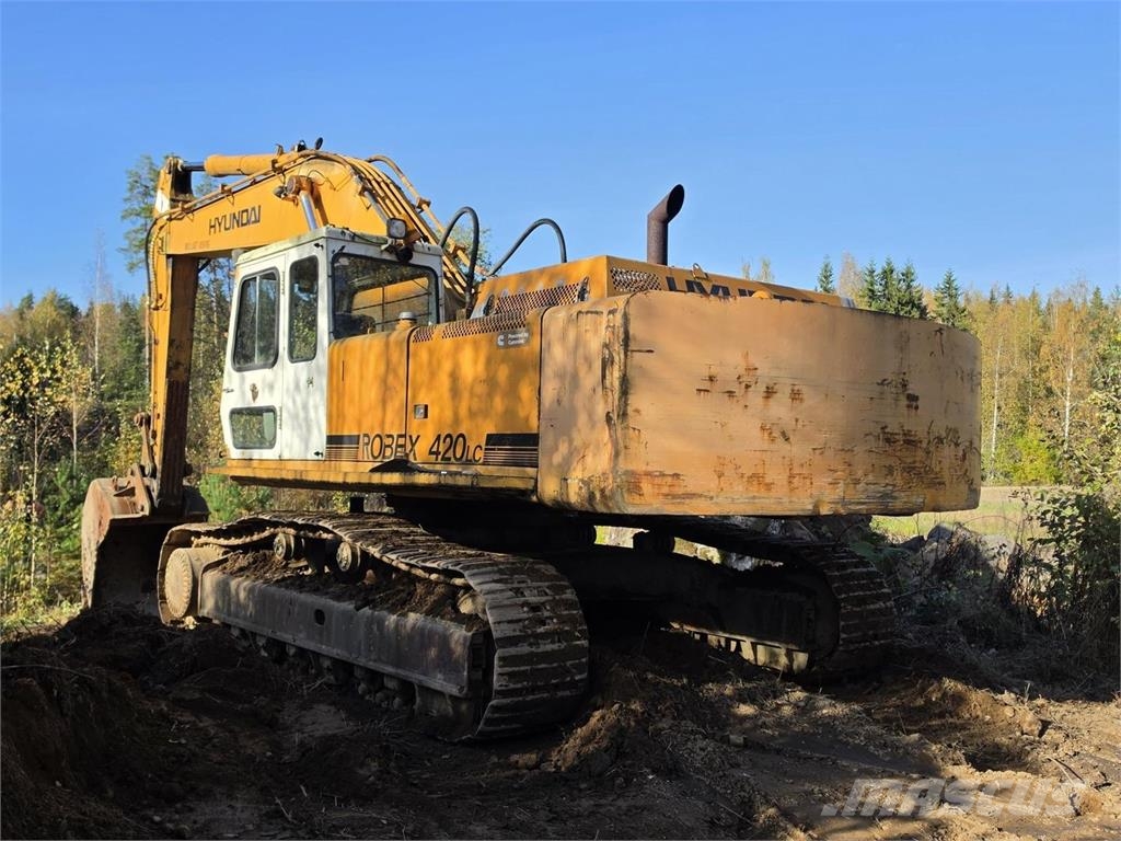 Hyundai Robex 420LC Kāpurķēžu ekskavatori