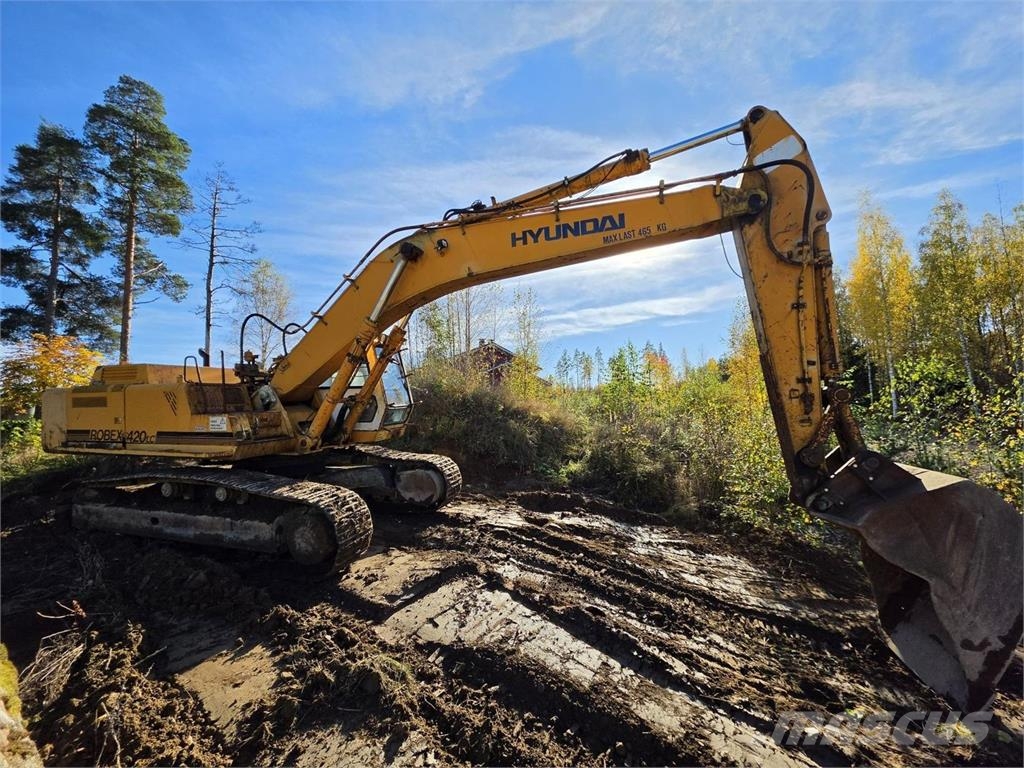 Hyundai Robex 420LC Kāpurķēžu ekskavatori