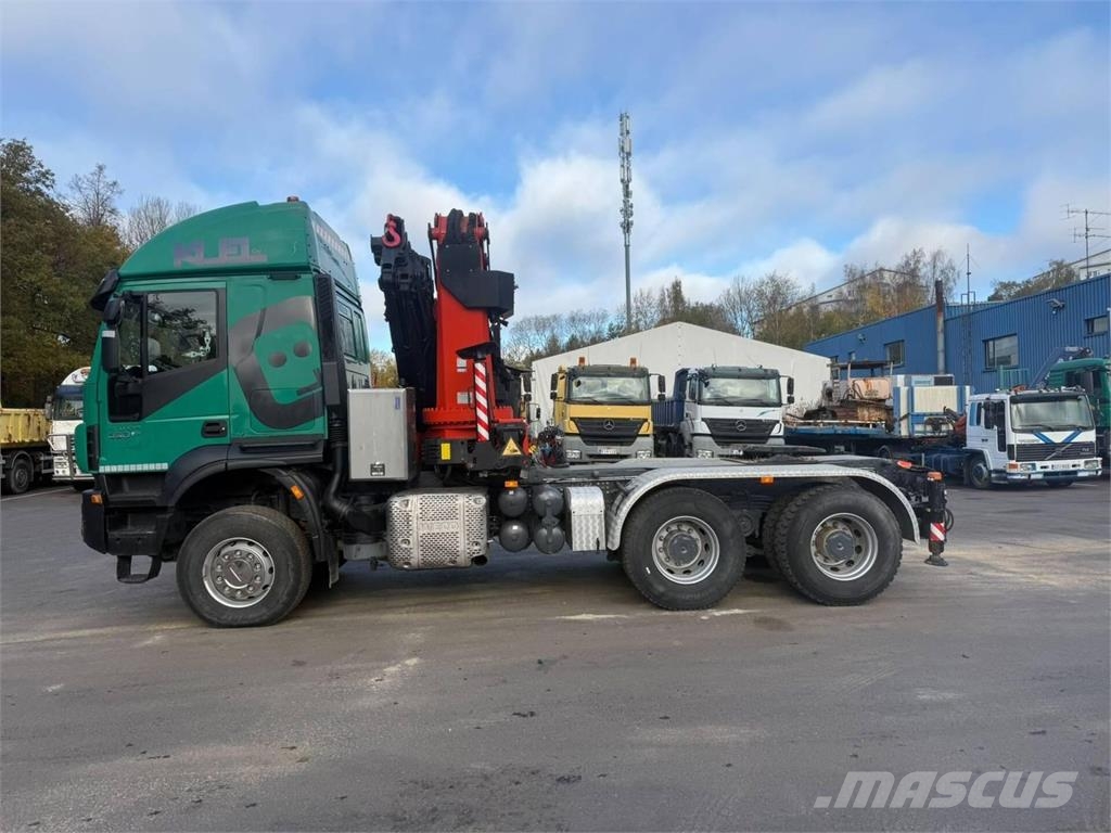 Iveco 380T45 6x6 veturi / nosturiauto Kranwagen