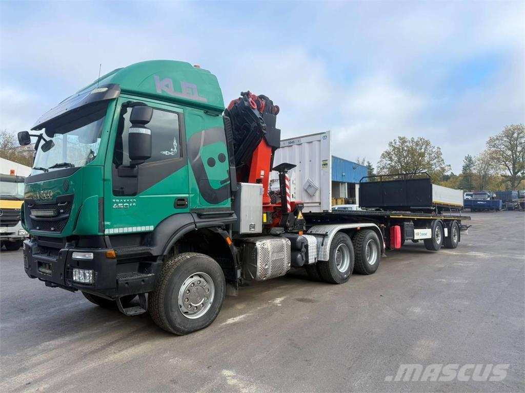 Iveco 380T45 6x6 veturi / nosturiauto Kranwagen