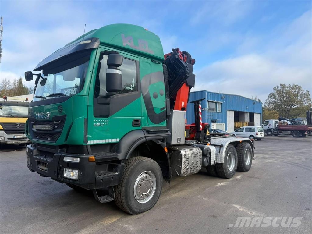 Iveco 380T45 6x6 veturi / nosturiauto Kranwagen