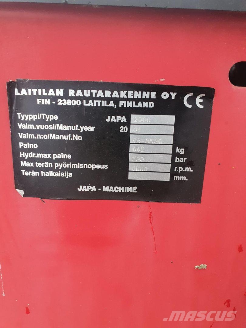 Japa 2000e Kaksiteräinen TR käyttö Holzspalter