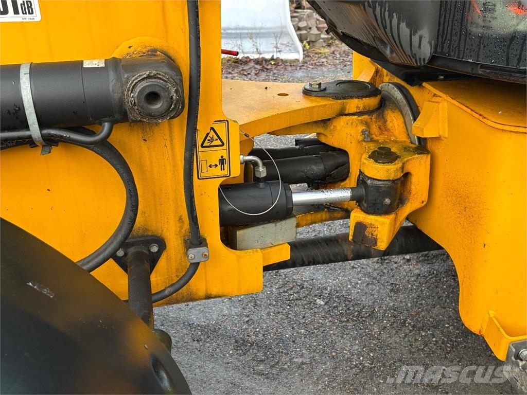 JCB 409 *VAIN 2864h* Nivelaura, kaksi kauhaa saatavill Hjullastare