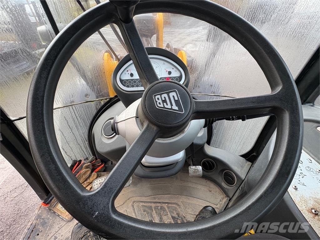 JCB 409 *VAIN 2864h* Nivelaura, kaksi kauhaa saatavill Hjullastare