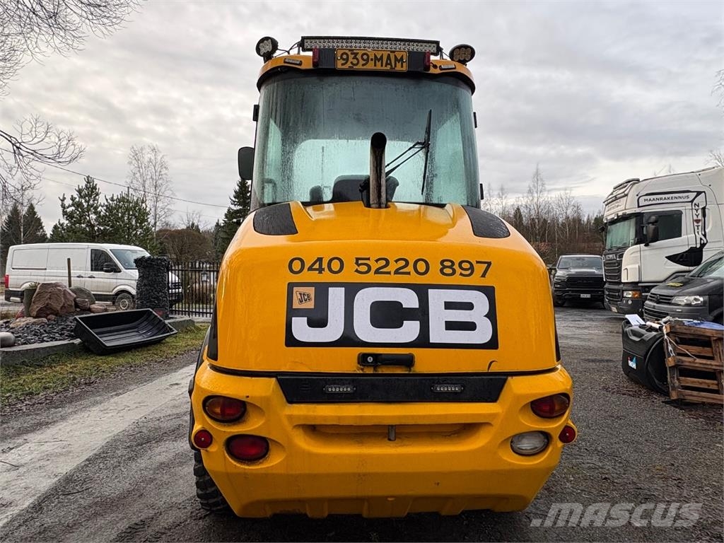 JCB 409 *VAIN 2864h* Nivelaura, kaksi kauhaa saatavill Hjullastare