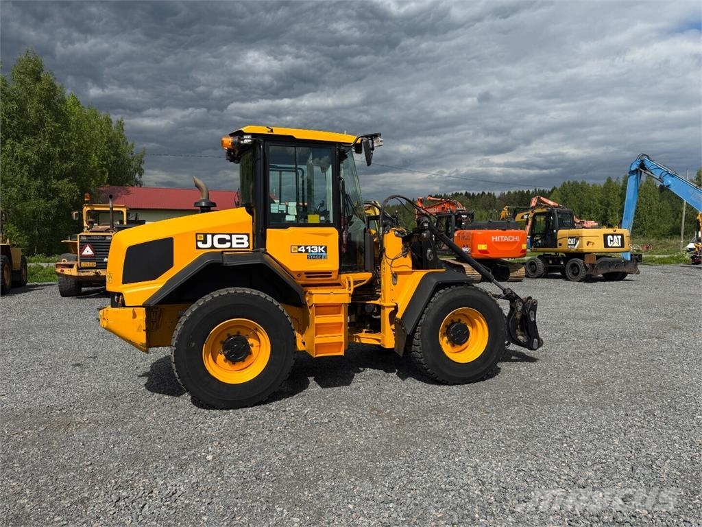 JCB 413K Gumikerekes homlokrakodók