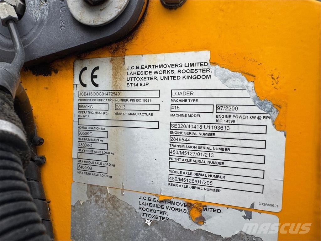 JCB 416 HT MYYTY/SOLD !!! لوادر بعجل