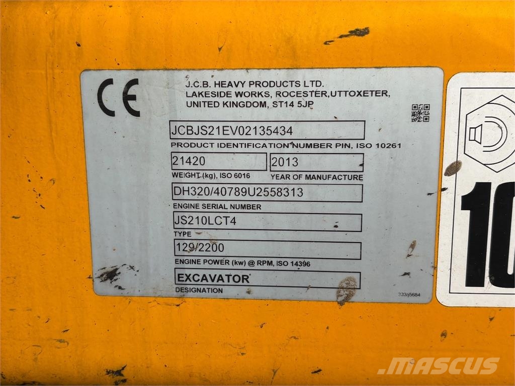 JCB JS 210 LC Koparki gąsienicowe