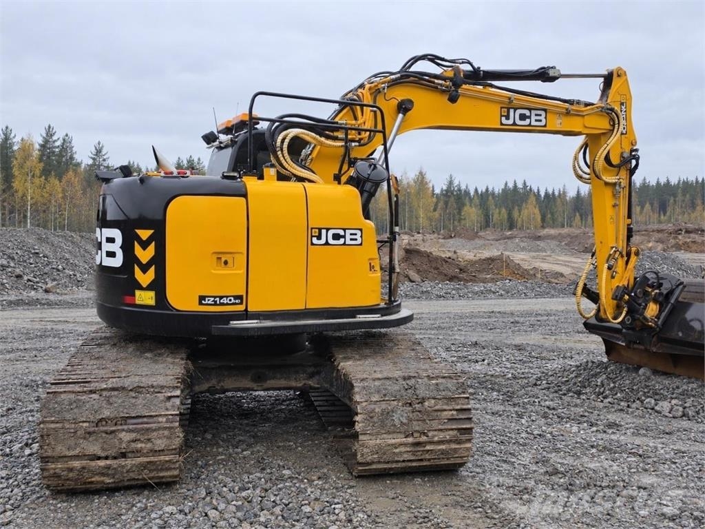 JCB JZ140HD, Engcon, Eberspächer, Rasvari, Kauha Telakaivukoneet