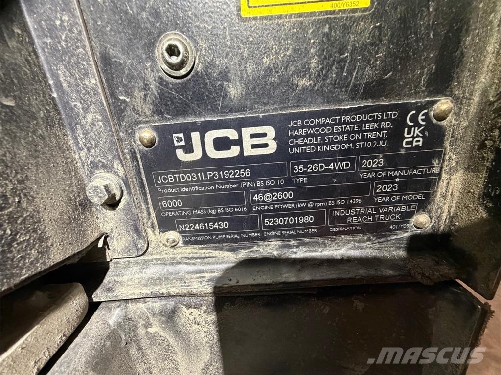 JCB Tlt 35 4x4 Elektritõstukid