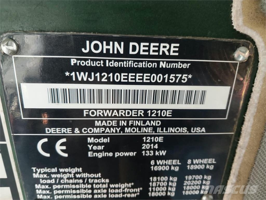 John Deere 1210e Forvarderi