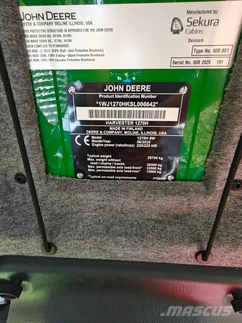 John Deere 1270H Harversteri