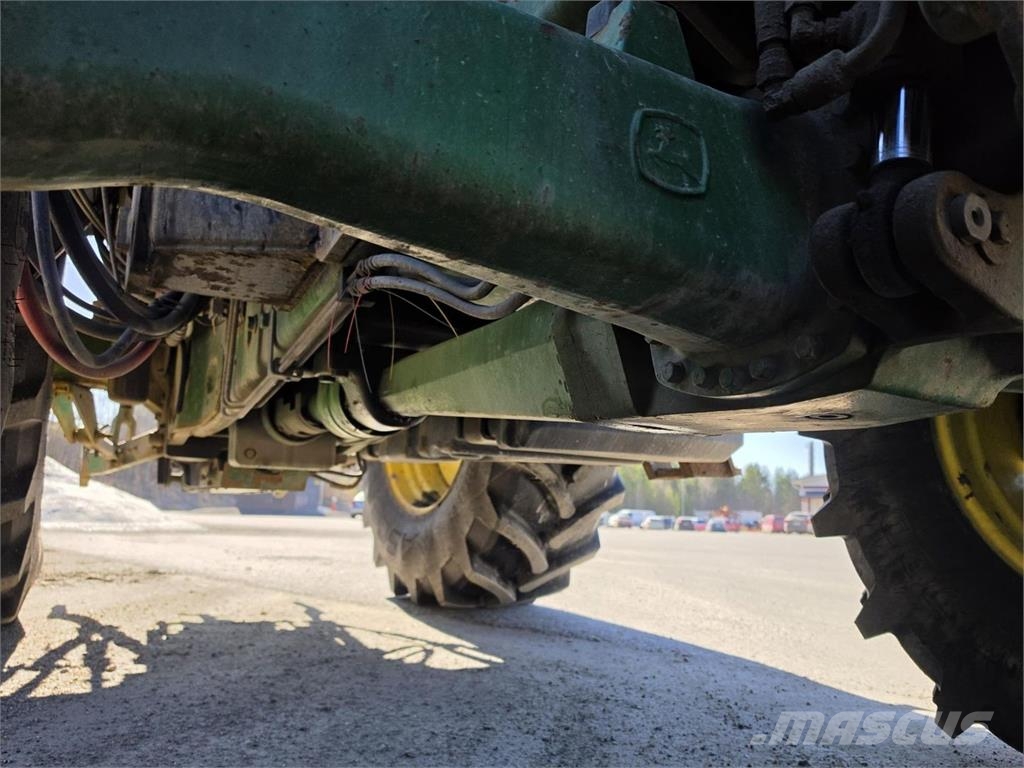 John Deere 6830, Quicke Q65, Kauha, Piikit Tracteur