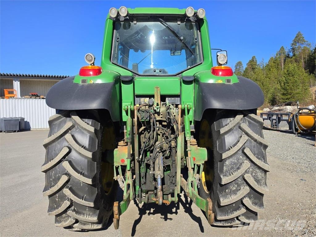 John Deere 6830, Quicke Q65, Kauha, Piikit Tracteur
