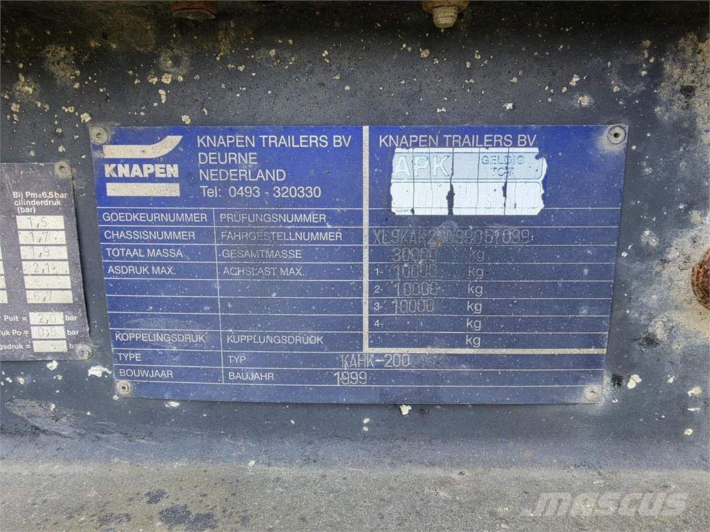 Knapen 3-aks. Kippaava perävaunu Bañera