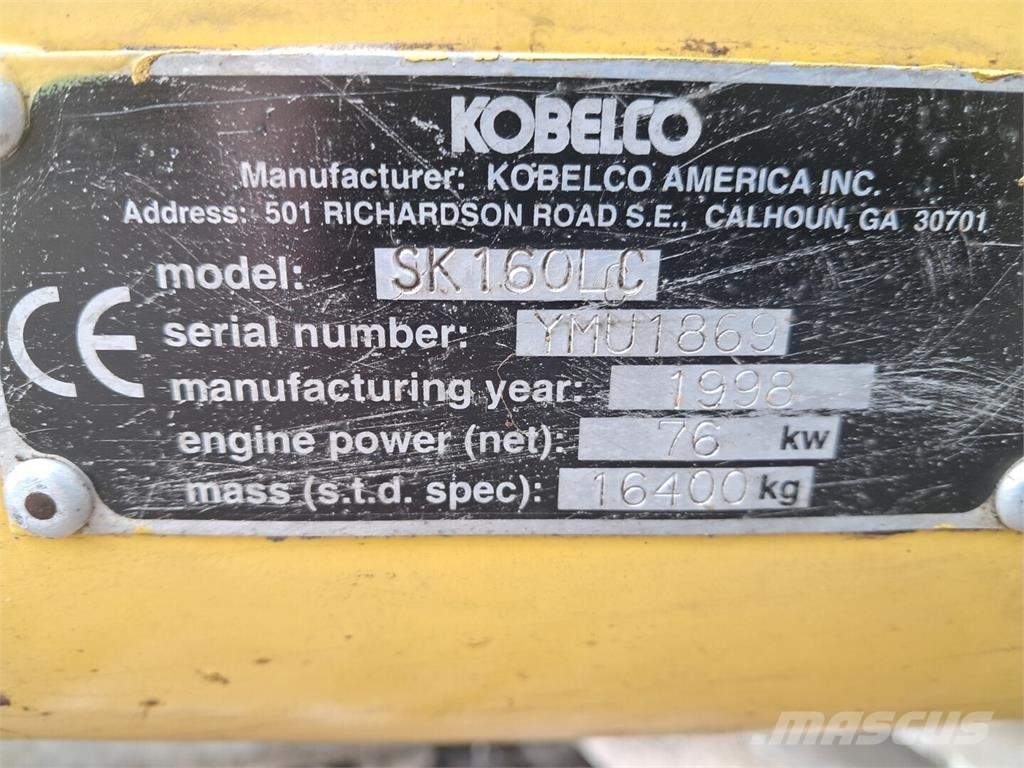 Kobelco Myyty ostetaan koneita yms حفارات زحافة