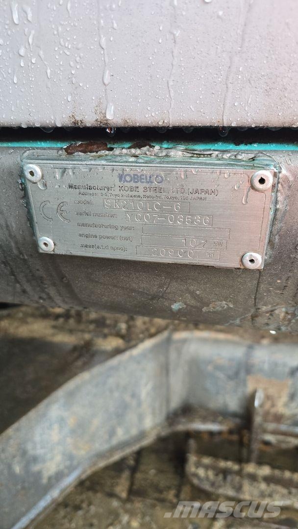 Kobelco SK 210 LC Gravemaskiner på larvebånd