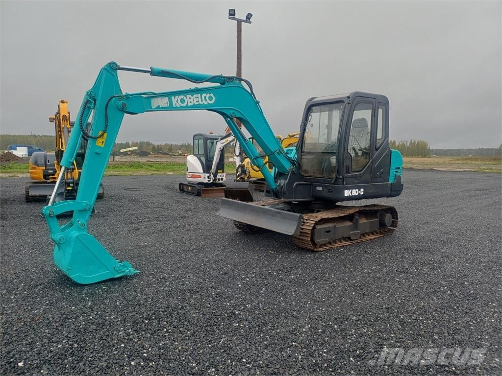 Kobelco Sk60 rautateloilla Minikaivukoneet < 7t