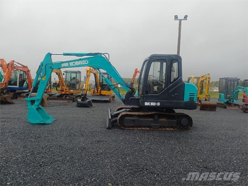 Kobelco Sk60 rautateloilla Minikaivukoneet < 7t