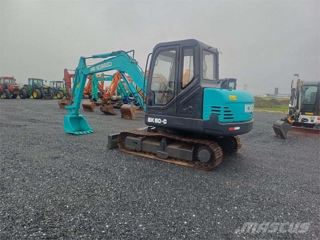 Kobelco Sk60 rautateloilla Minikaivukoneet < 7t