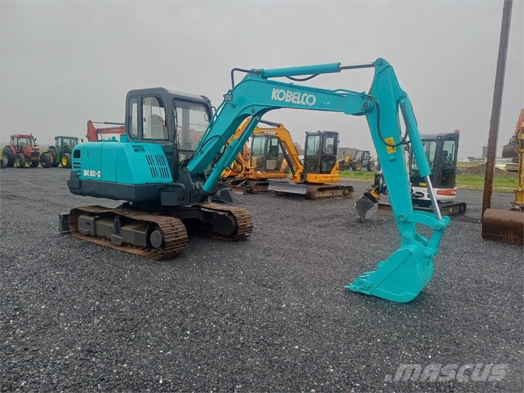 Kobelco Sk60 rautateloilla Minikaivukoneet < 7t