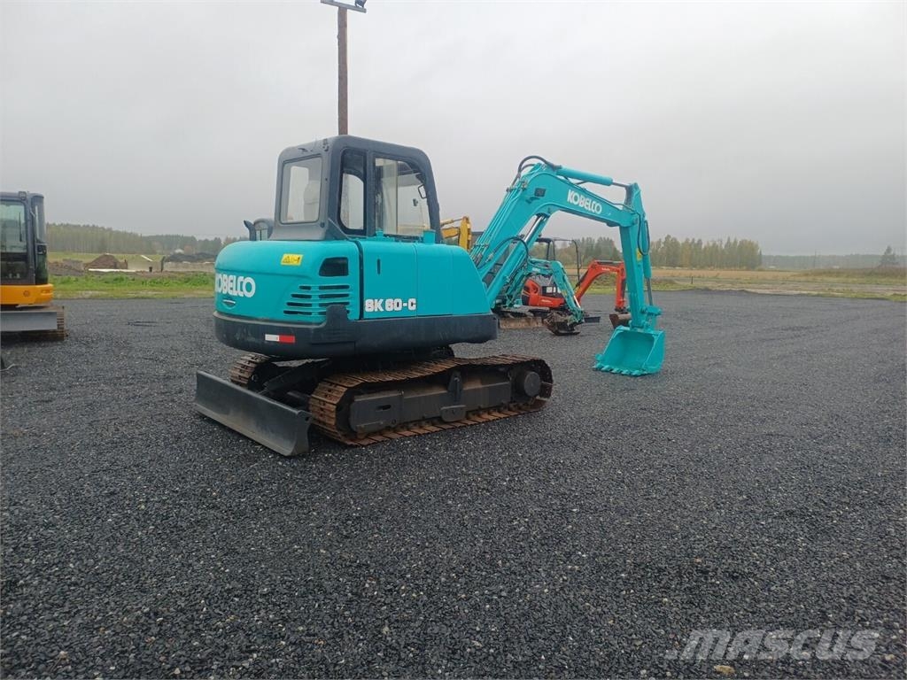 Kobelco Sk60 rautateloilla Minikaivukoneet < 7t