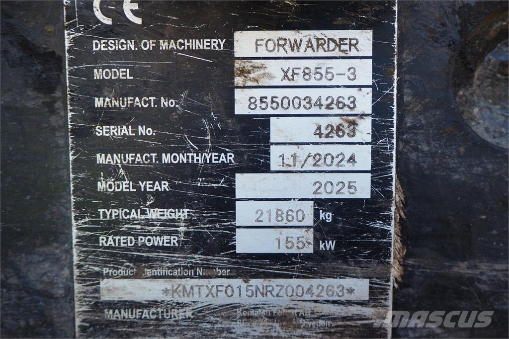 Komatsu 855 Forvarderi