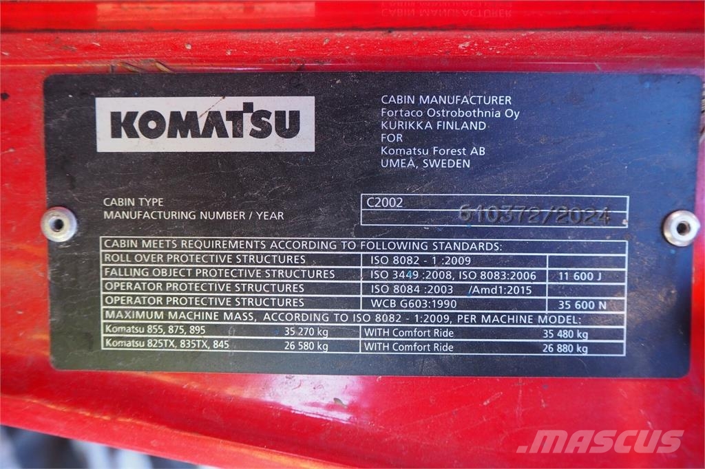 Komatsu 855 Forvarderi