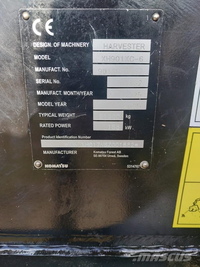 Komatsu 901 XC Combine forestiere