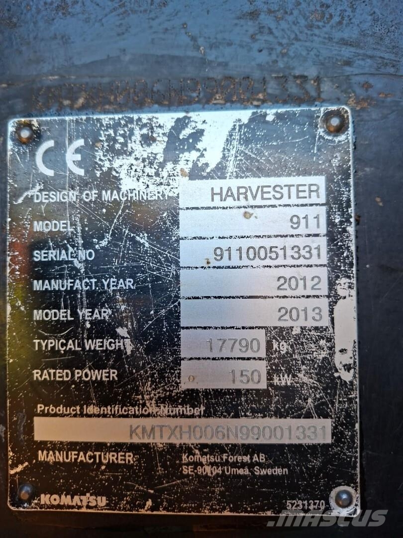 Komatsu 911.5 حصادات