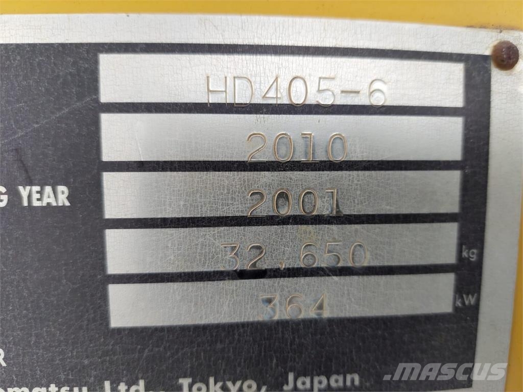 Komatsu HD 405-6 ساحبات مفصلية