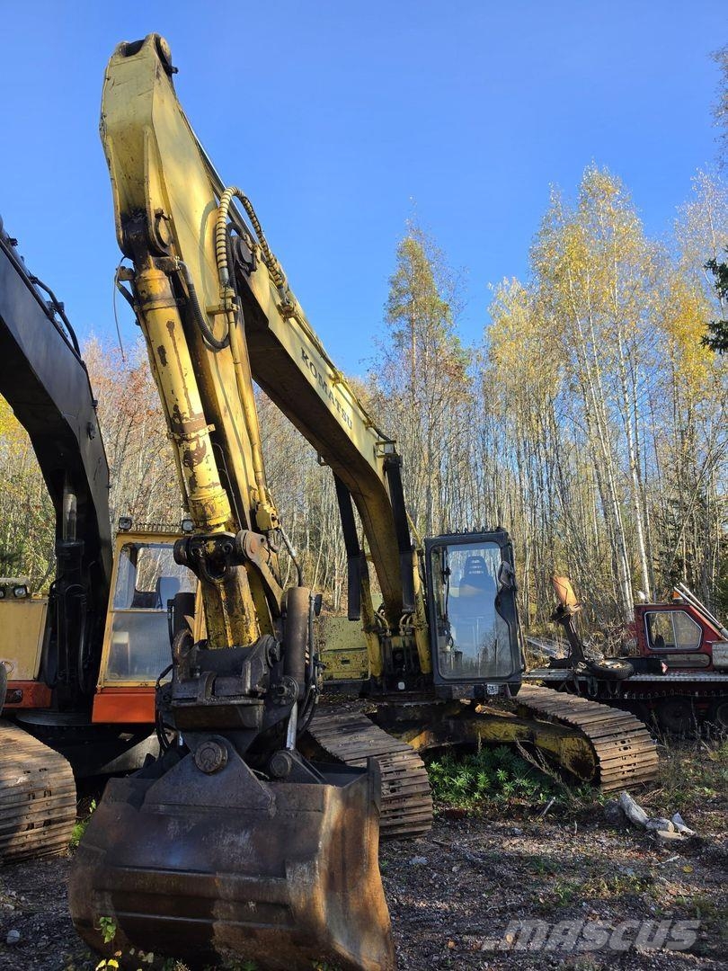 Komatsu PC240LC-3, Kallistuva luiskakauha Telakaivukoneet