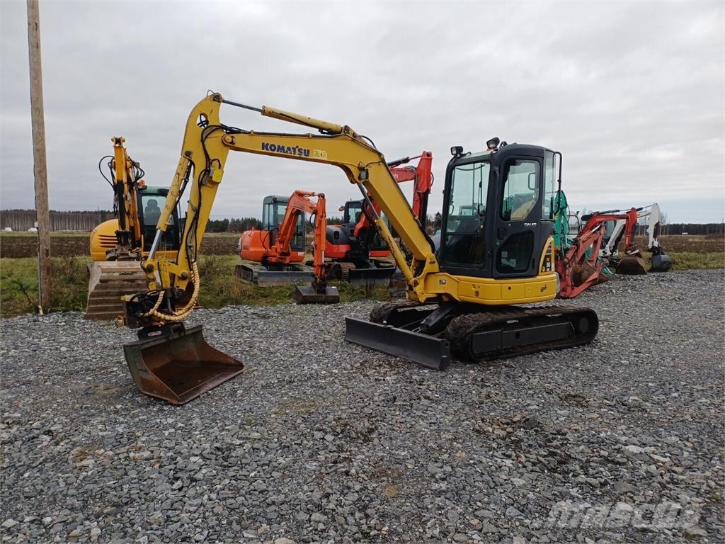 コマツ（小松製作所） pc50mr-2 Engcon pyörittäjällä, 2005, Nivala 