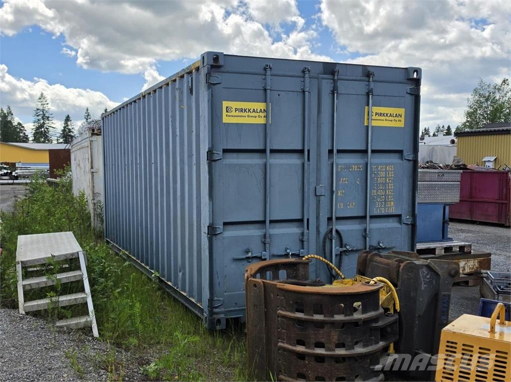 Kontti sisältöineen Special containers