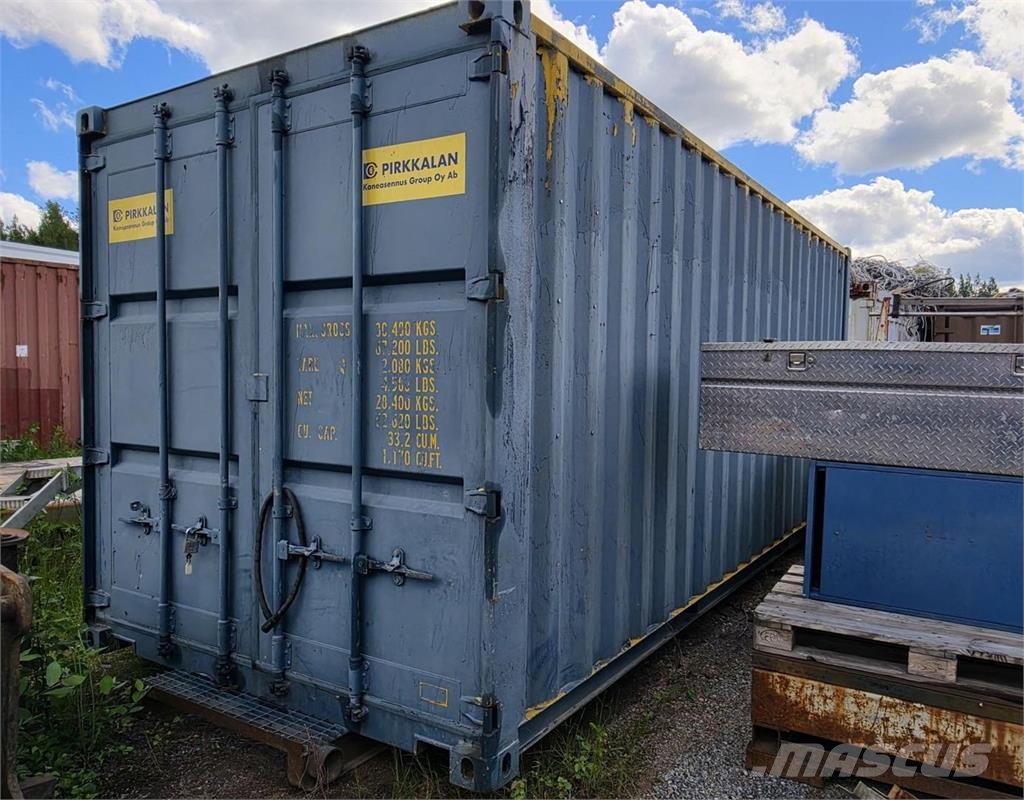 Kontti sisältöineen Special containers