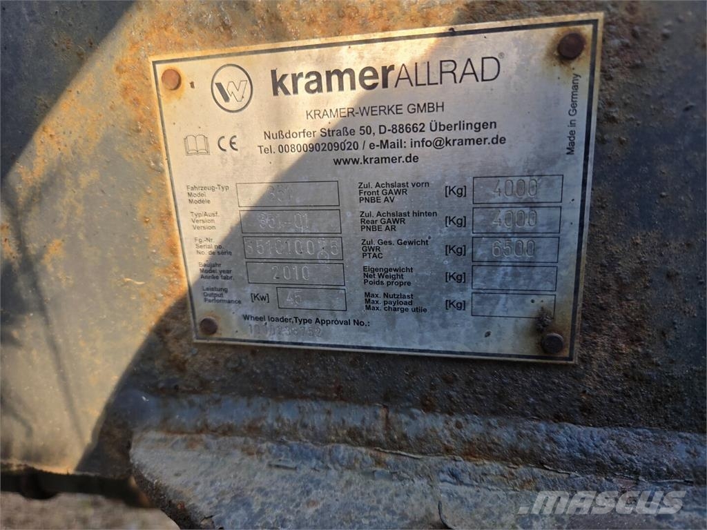 Kramer 380 Μίνι φορτωτές
