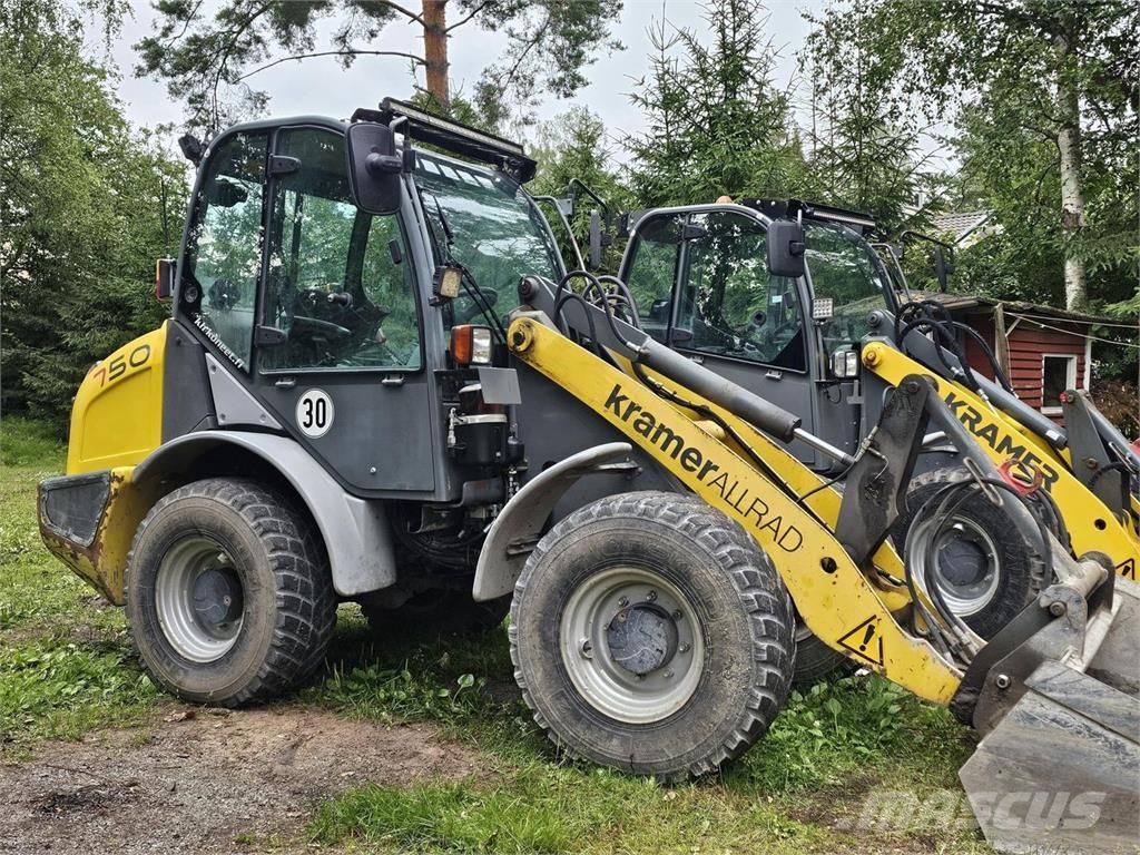 Kramer ALLRAD 750, tasauskauha, trukkipiikit Rataslaadurid
