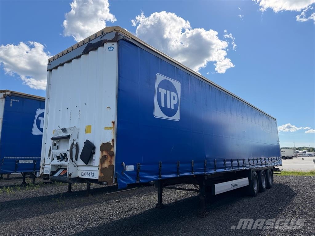 Krone 14tn kaula, BPW-akselit Curtainsiderauflieger