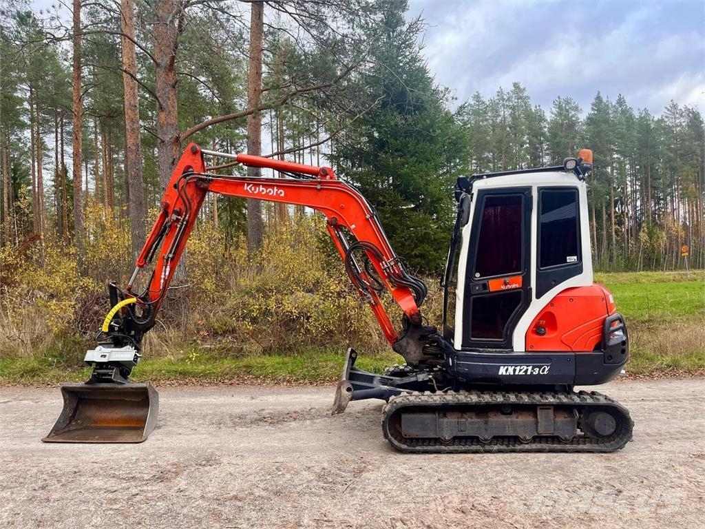 Kubota KX121-3 Mini ekskavatori < 7 t
