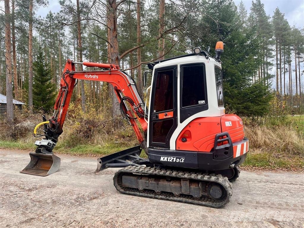 Kubota KX121-3 Mini ekskavatori < 7 t