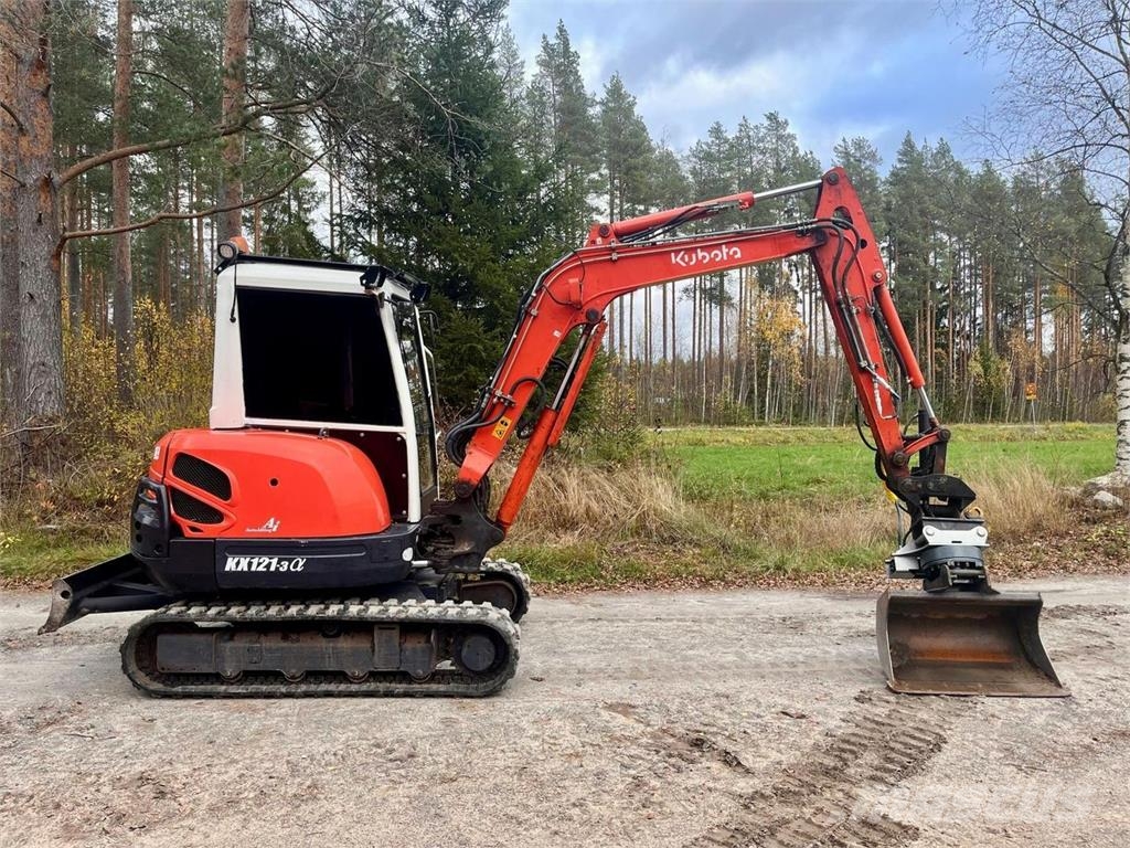 Kubota KX121-3 Mini ekskavatori < 7 t