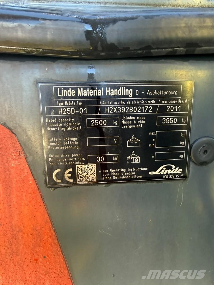 Linde H25D-01 Dieselmotviktstruckar